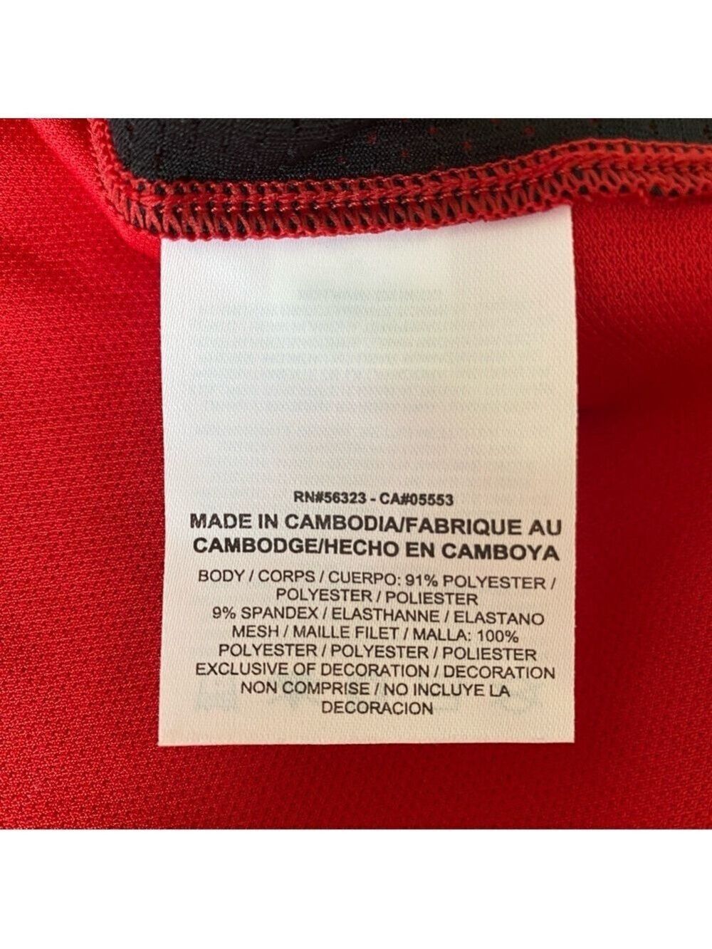 Nike Tiger Woods Dri-Fit Red Golf Polo Men XL 726191-687 - Picture 10 of 13